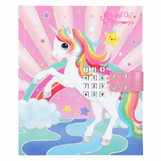 Ylvi diario con código secreto, música y luz LED