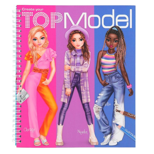 TOPModel Create you cuarderno para colorear