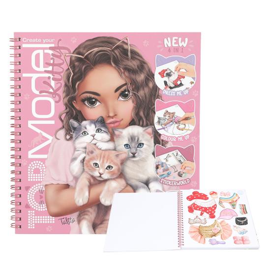 Crea tu libro de colorear Kitty, TOPModel