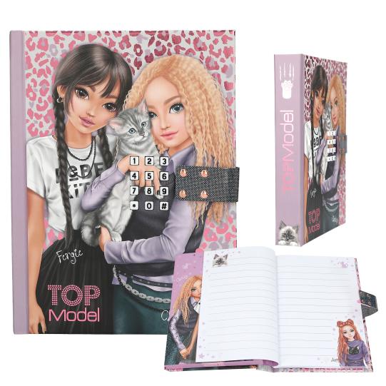 TOPModel diario con código secreto REBEL KITTY