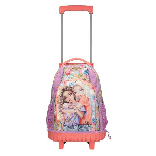 TOPModel mochila escolar con ruedas GIRL POWER