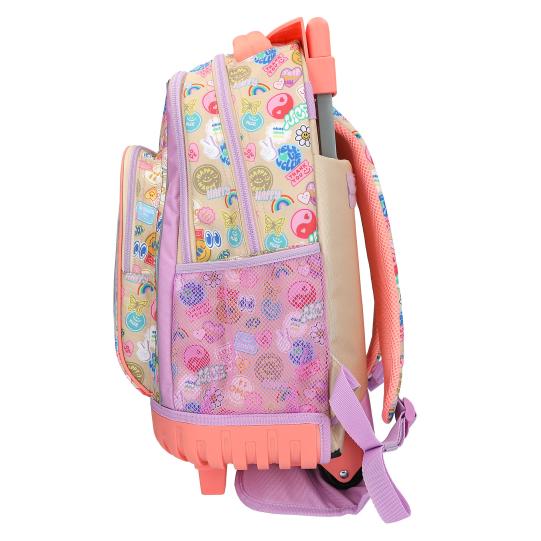 TOPModel mochila escolar con ruedas GIRL POWER