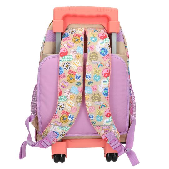 TOPModel mochila escolar con ruedas GIRL POWER