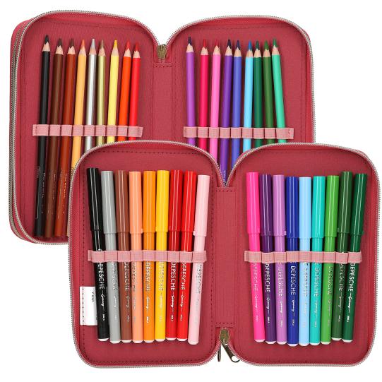 TOPModel estuche triple LEOHEART