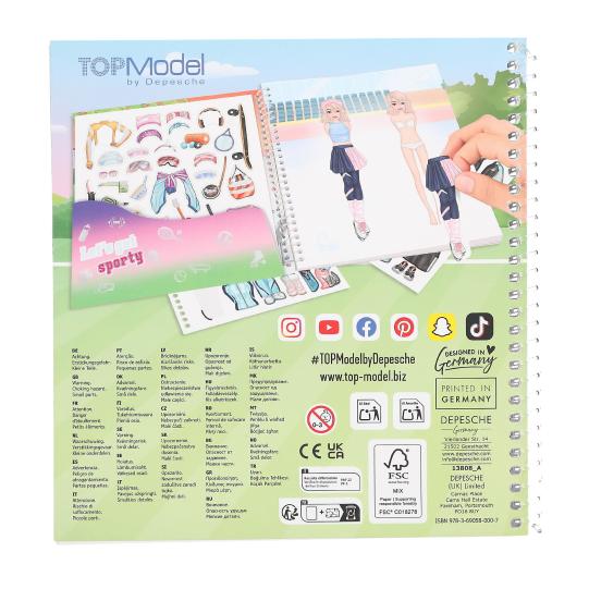 TOPModel Dress Me Up Stickerbook Sports