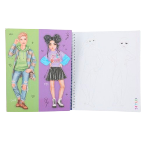 TOPModel Create you cuarderno para colorear