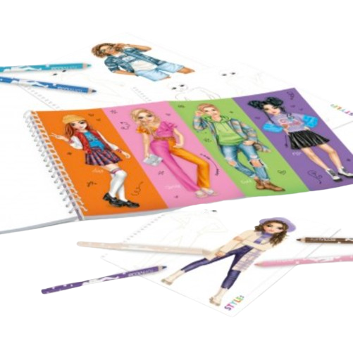 TOPModel Create you cuarderno para colorear