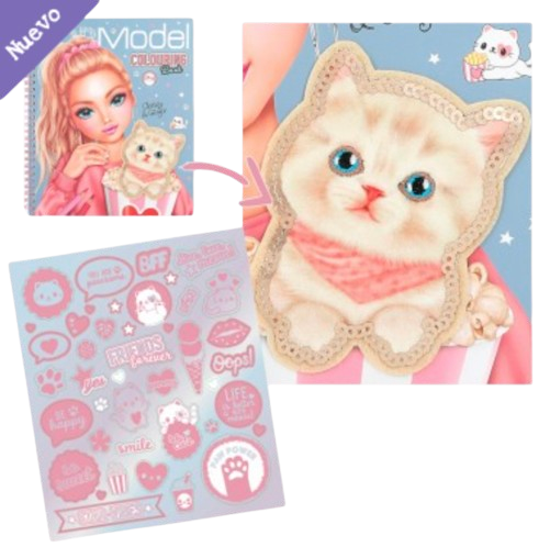 TOPModel Libro para colorear CUTIE STAR