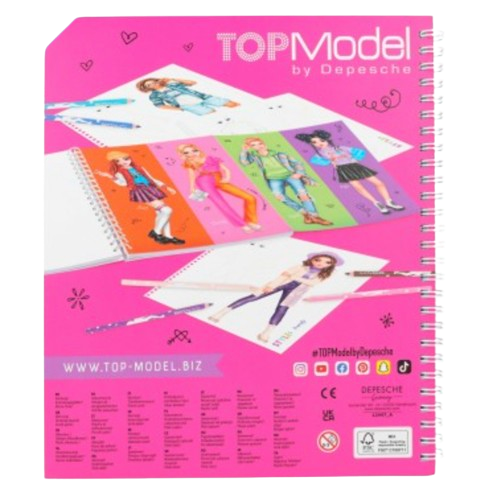 TOPModel Create you cuarderno para colorear