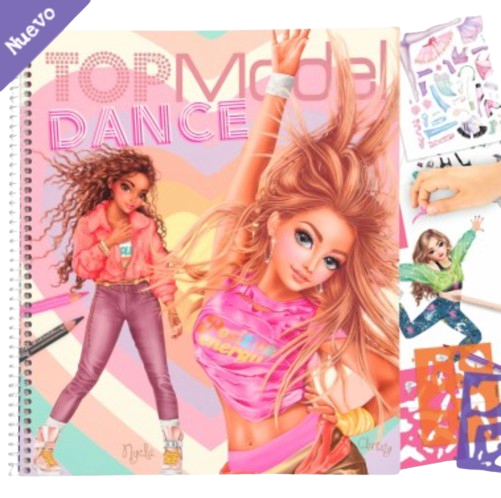 TOPModel Cuaderno para colorear DANCE