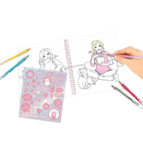 TOPModel Libro para colorear CUTIE STAR