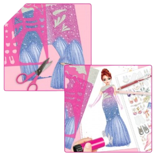 TOPModel Cuaderno para colorear Create your Glamour Special