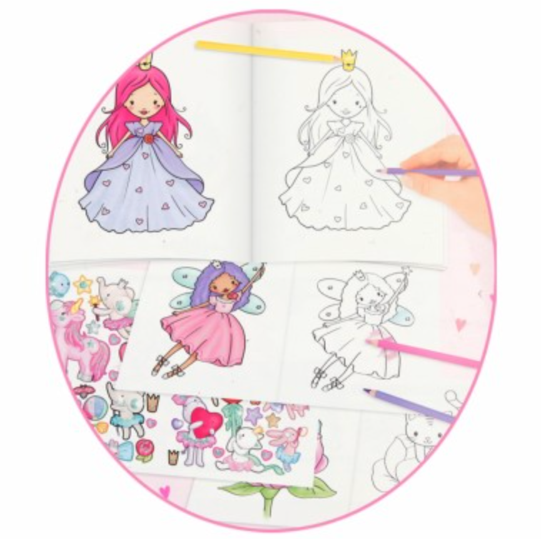 Princess Mimi libro de colorear