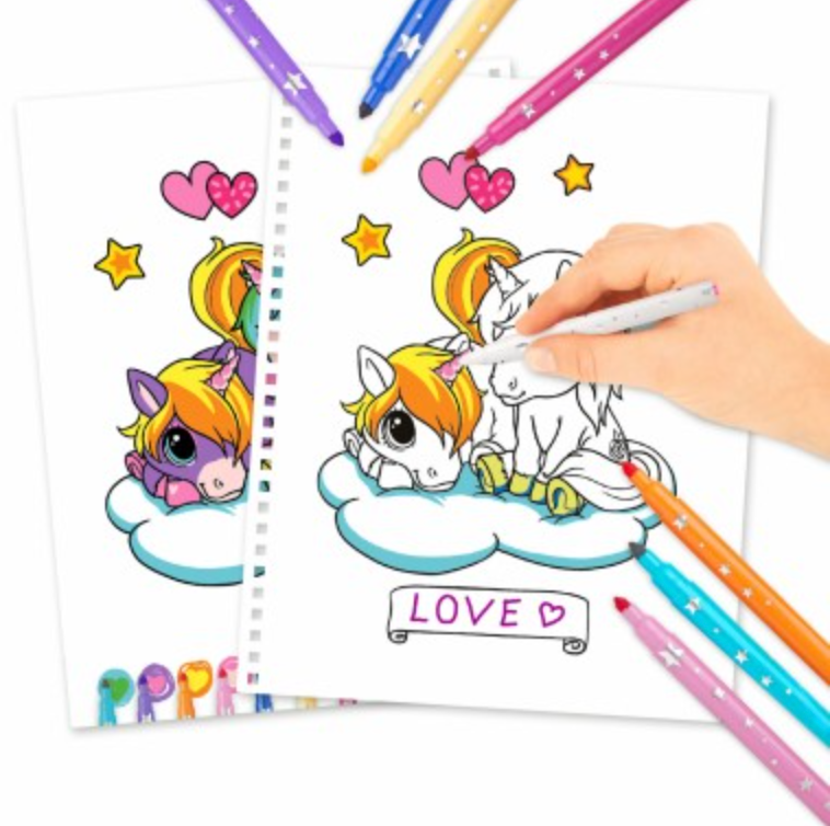 Ylvi Libro de Colorear con Set de Colores