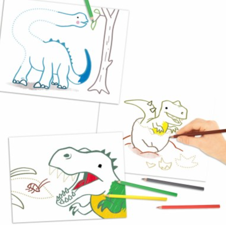 Dino World libro de colorear MINI DINO