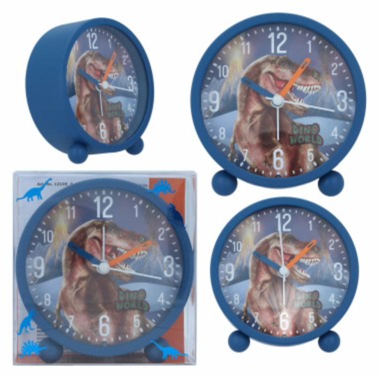 Dino World reloj despertador