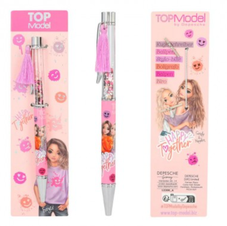 TOPModel bolígrafo con confeti HAPPY TOGETHER