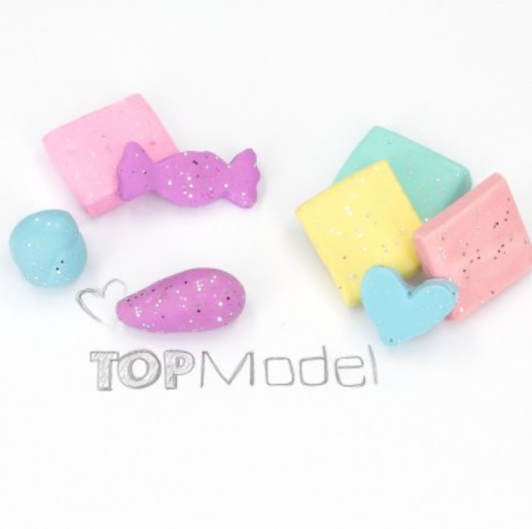 TOPModel goma de borrar color pastel