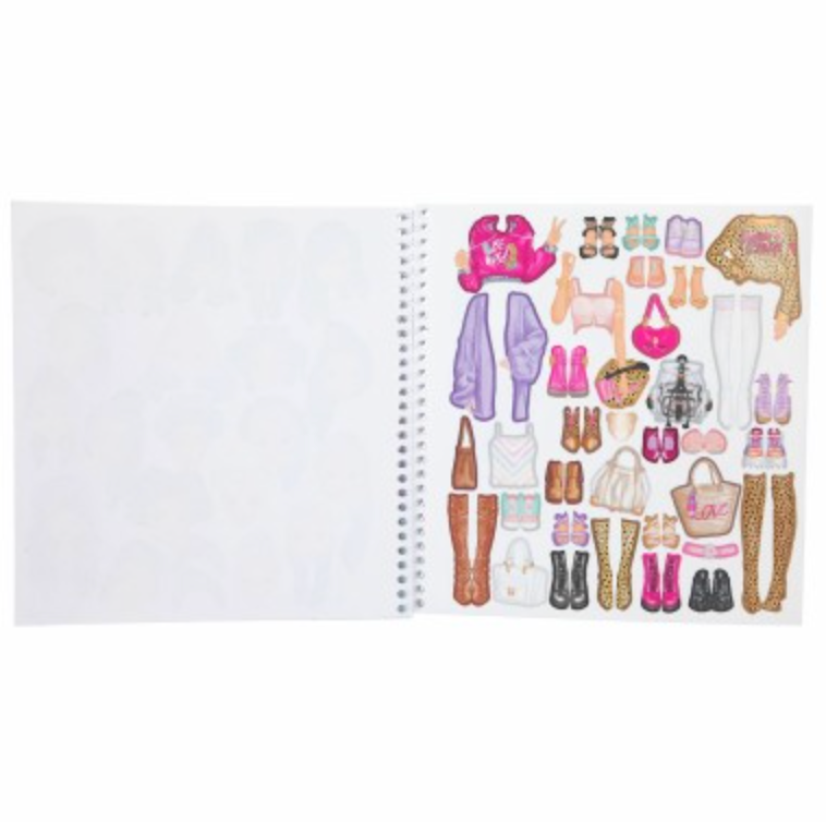 TOPModel Dress me up URBAN JUNGLE con stickers