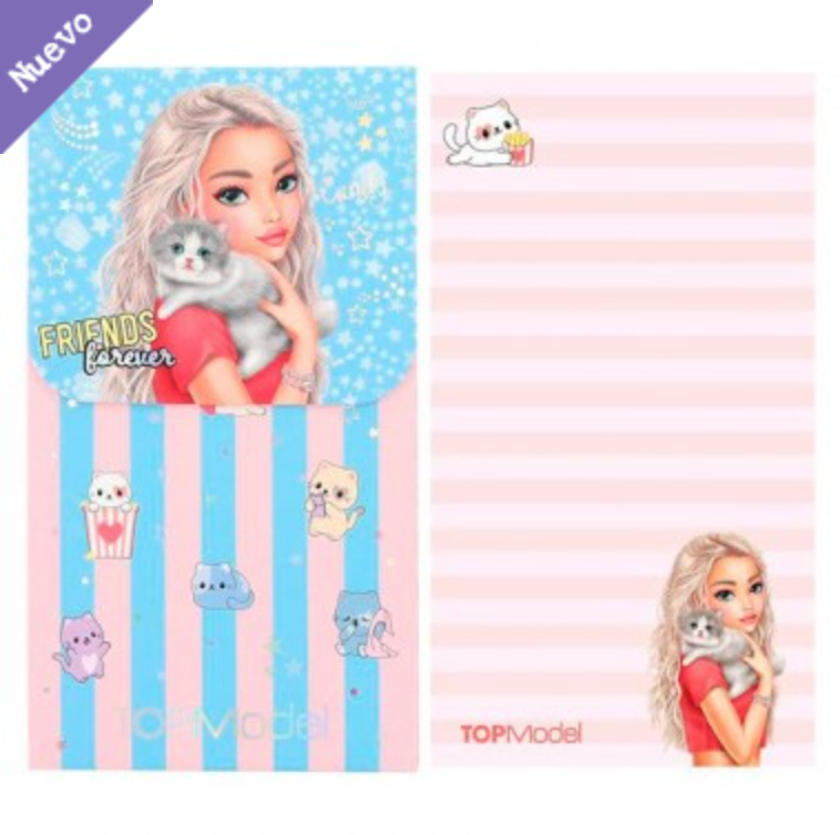 TOPModel bloc con cierre magnético GATO CUTIE STAR