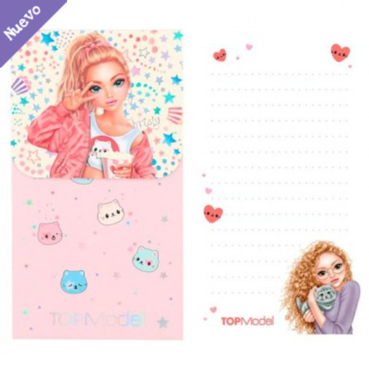 TOPModel bloc con cierre magnético GATO CUTIE STAR