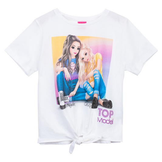 Camiseta con nudo Hayden & Christy