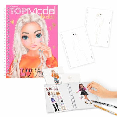 TOPModel Cuaderno colorear mini