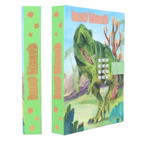Dino World diario con código y sonido