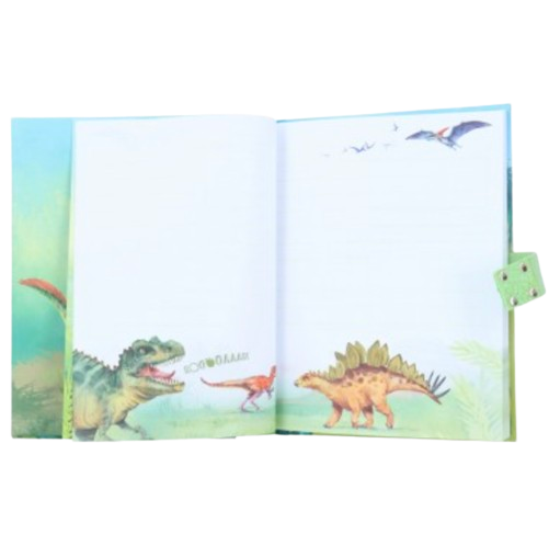 Dino World diario con código y sonido
