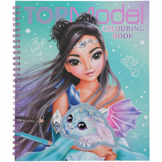 TOPModel libro de colorear DRAGON LOVE