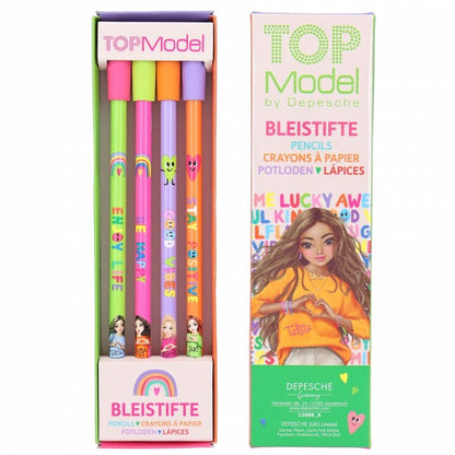 TOPModel set de lápices con goma de borrar SELFLOVE
