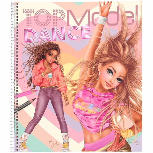 TOPModel Cuaderno para colorear DANCE
