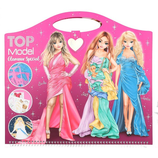 TOPModel Cuaderno para colorear Create your Glamour Special