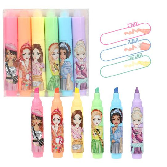 TOPModel rotuladores mini fluorescentes borrables