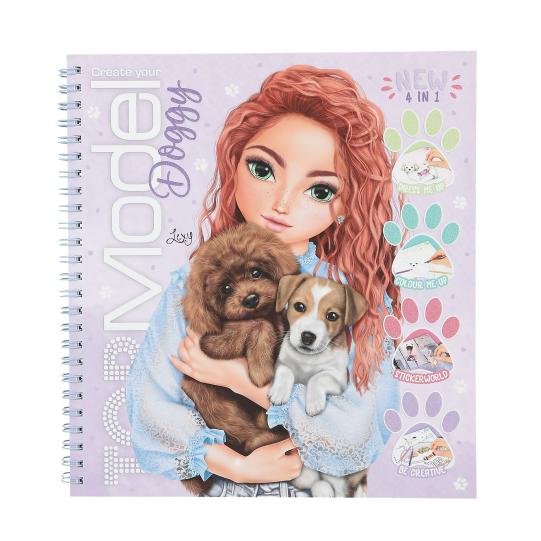 Create your TOPModel Doggy Colouring Book
