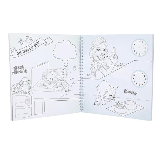 Create your TOPModel Doggy Colouring Book