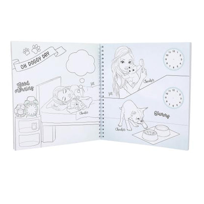 Create your TOPModel Doggy Colouring Book