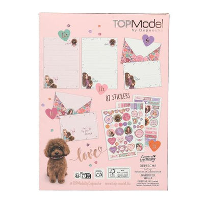 TOPModel set de cartas FLORAL