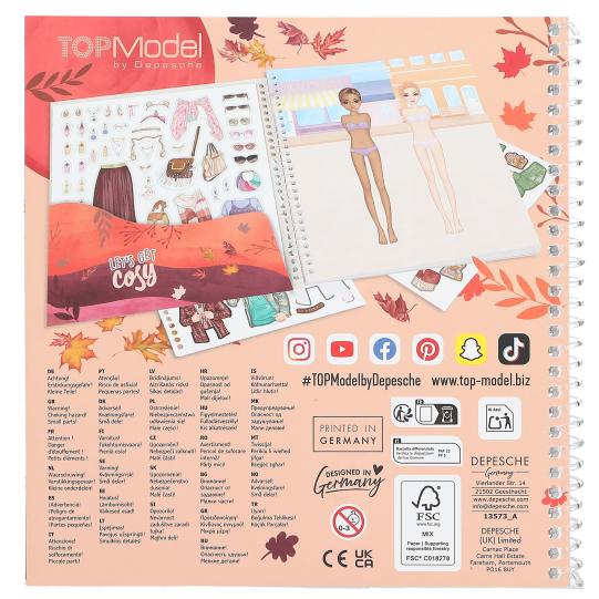 TOPModel Dress Me Up Stickerbook COSY