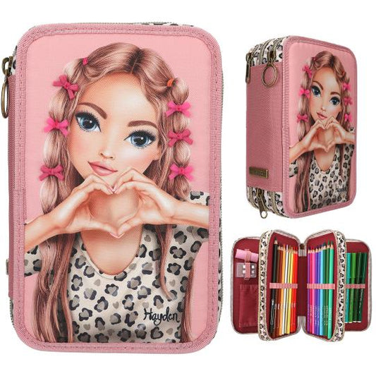 TOPModel estuche triple LEOHEART