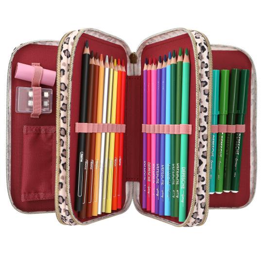 TOPModel estuche triple LEOHEART