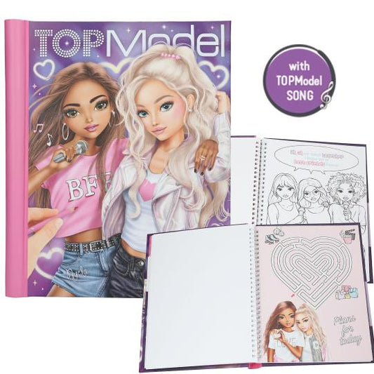 TOPModel libro para colorear con LED y sonido MY BFF