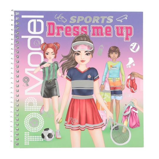 TOPModel Dress Me Up Stickerbook Sports