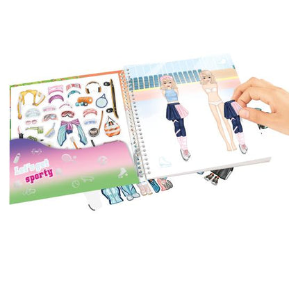 TOPModel Dress Me Up Stickerbook Sports