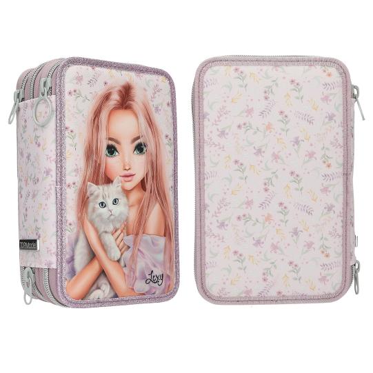 TOPModel estuche triple BLOOMING KITTY
