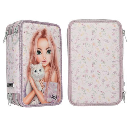 TOPModel estuche triple BLOOMING KITTY