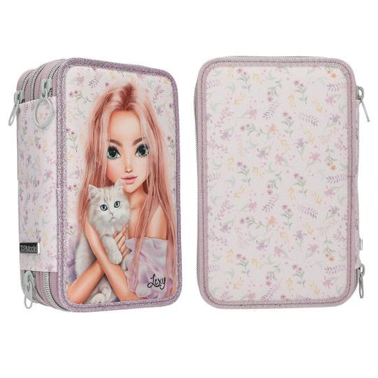 TOPModel estuche triple BLOOMING KITTY