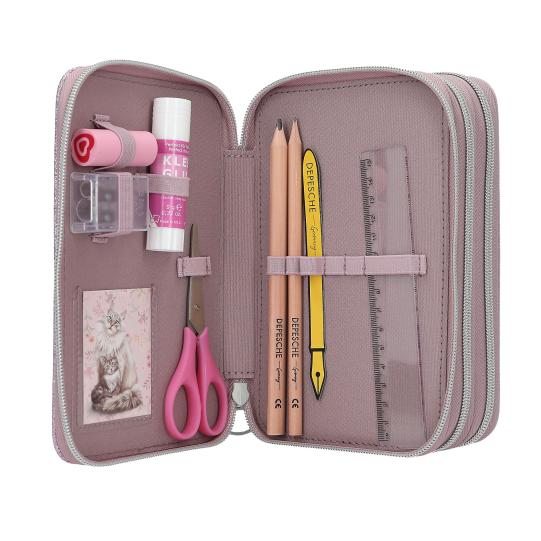 TOPModel estuche triple BLOOMING KITTY