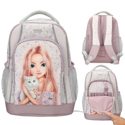 TOPModel mochila escolar BLOOMING KITTY