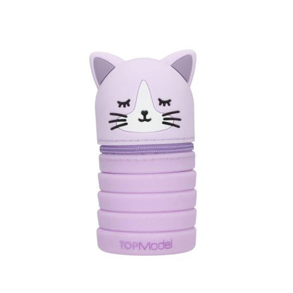 TOPModel Estuche de silicona para lápices gato BLOOMING KITTY